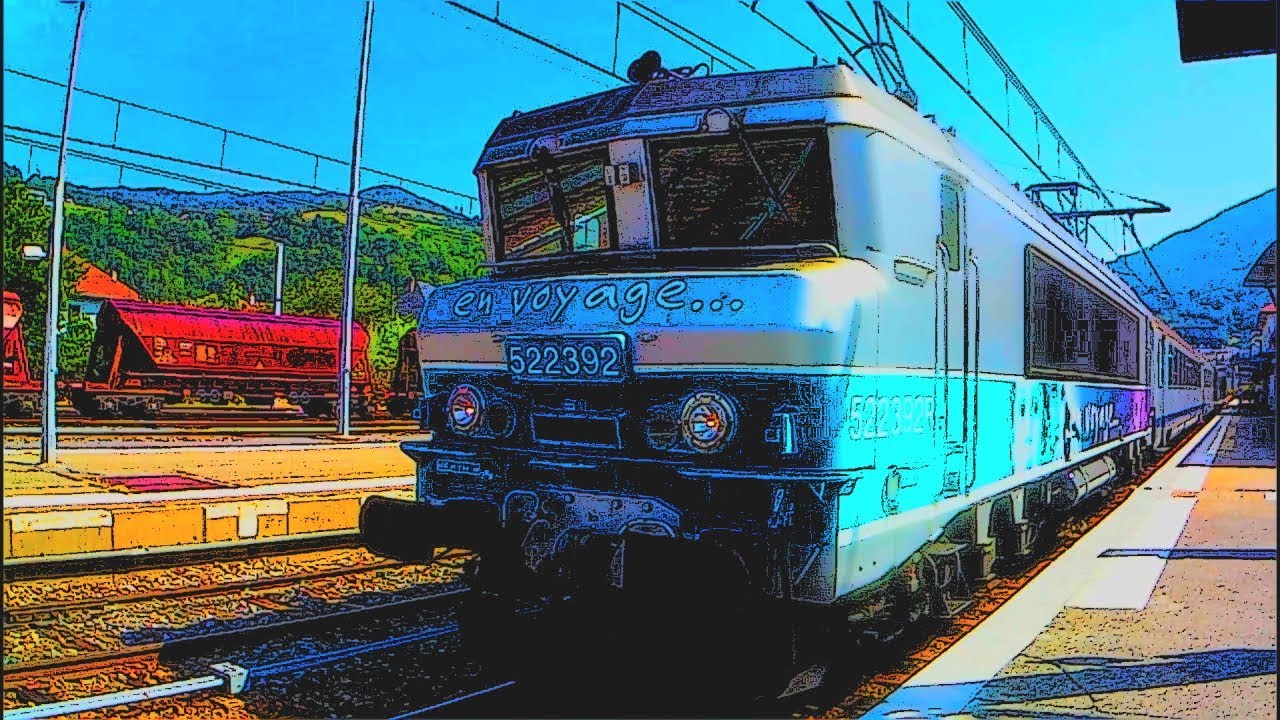 TER de passage à Albertville