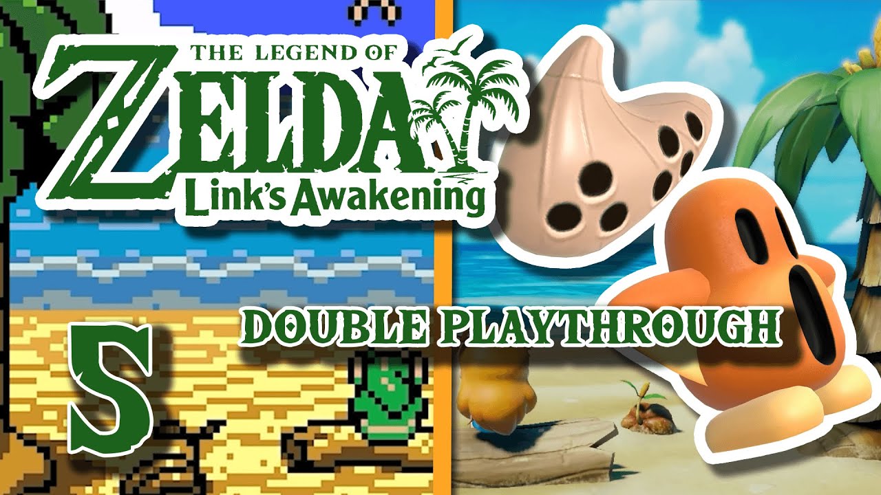 Link's Awakening - Full Gameplay Comparison - Episode 5: Angler Key