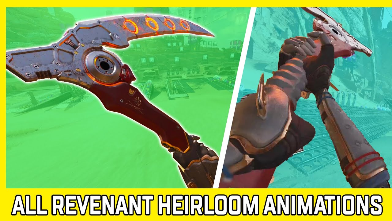 All Revenant Heirloom Animations + Extra Rare Ones! - Apex Legends #shorts
