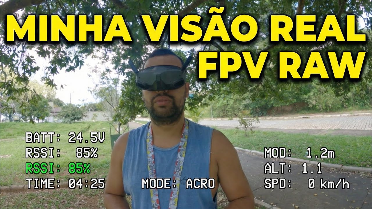 MINHA VISÃO REAL! 🥽 O que eu vejo dentro do ÓCULOS (Sem Estabilização) 