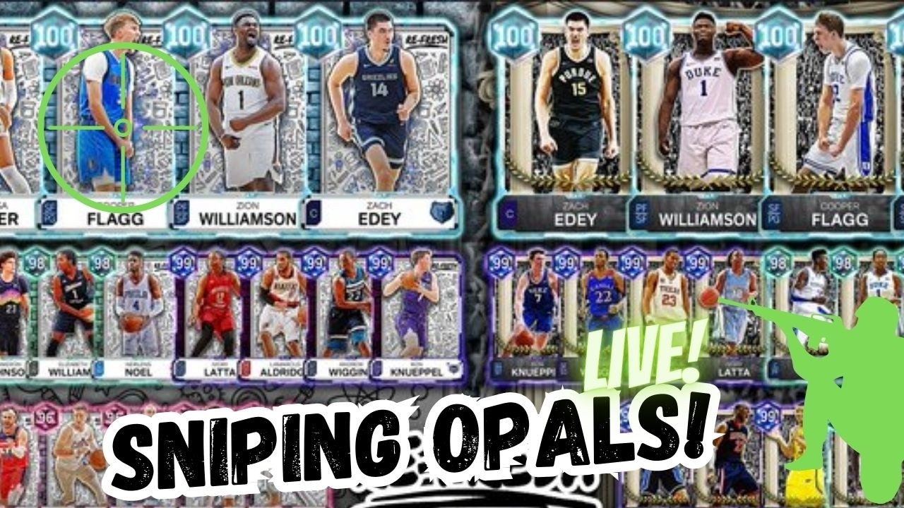 LIVE! - Sniping Opals in NBA 2k26 MyTeam! *Re-Fresh Drop!*