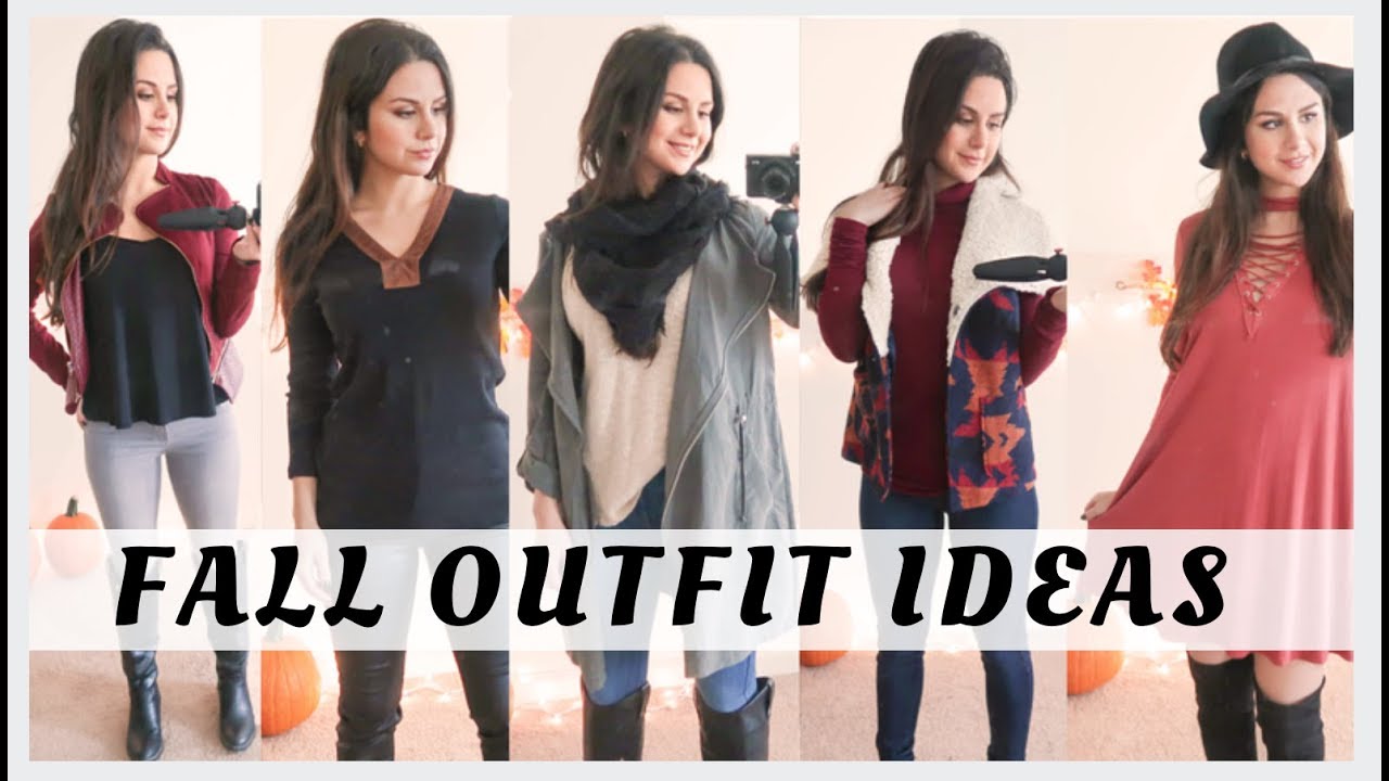 FALL OUTFIT IDEAS 2018 | HOW TO STYLE ON A BUDGET | FOREVER 21, FASHION NOVA | ASHLEY GAITA