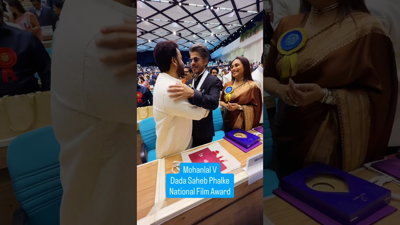Mohanlal V Dada Saheb Phalke National Film Award #mohanlal #actor #bollywood #shahrukhkhan