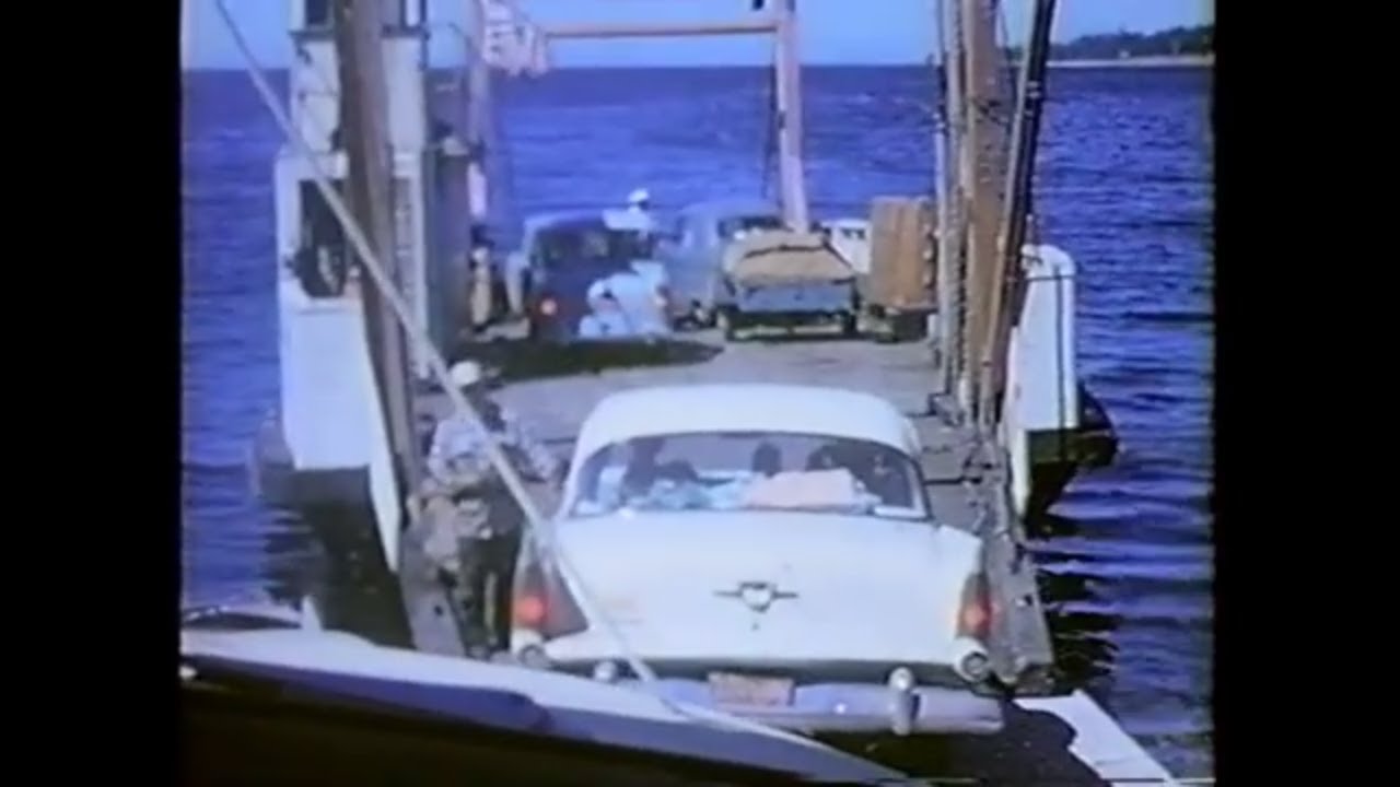 1962 home movie clip of the Denman and Hornby Ferries