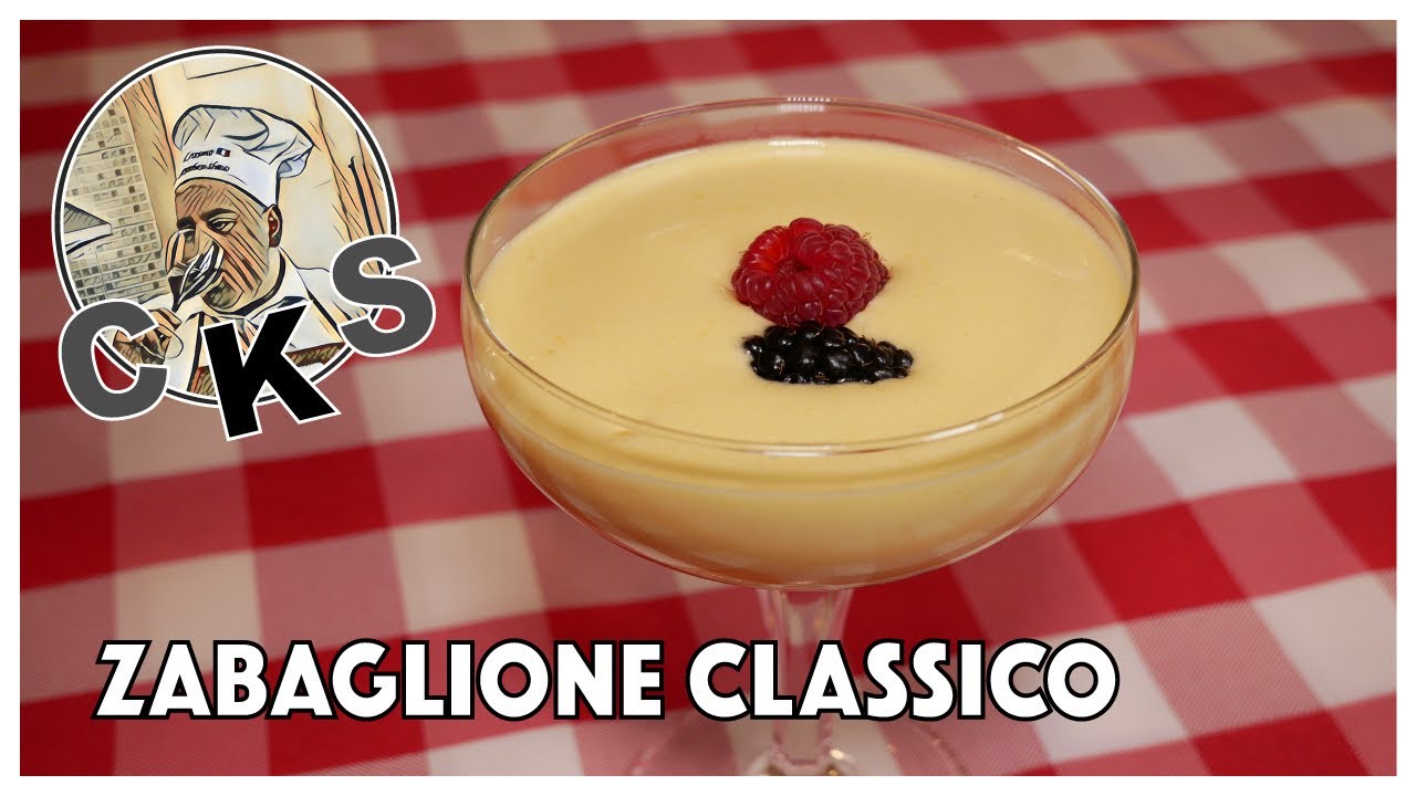 Zabaglione Classico Italian Warm Custard & Fruits Dessert (CKS)