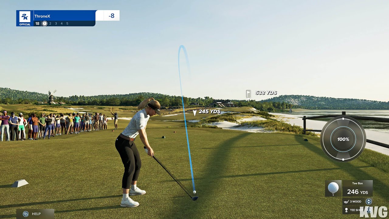 PGA TOUR 2K25 - Huntington Sound - Gameplay (PC UHD) [4K60FPS]