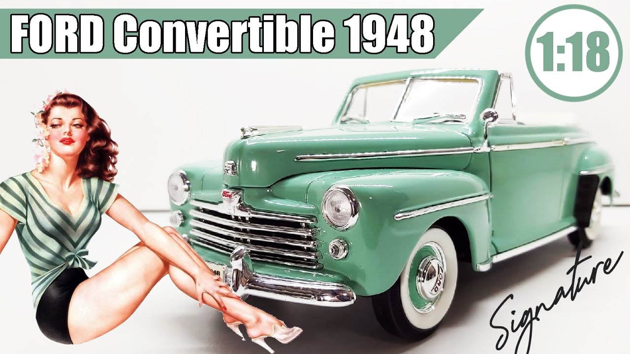 FORD CONVERTIBLE 1948 1:18 | Road Signature | Обзор Модели