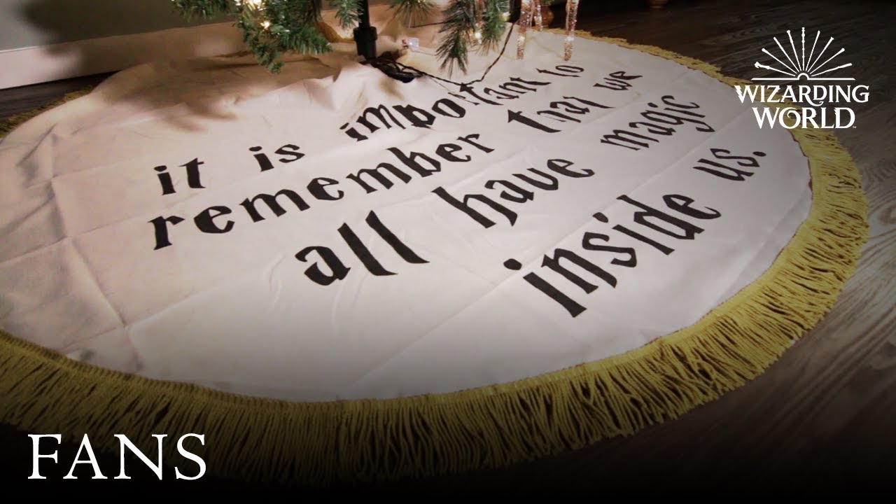 Kelly Kurkjian: Christmas Tree Skirt | Fans of the Wizarding World