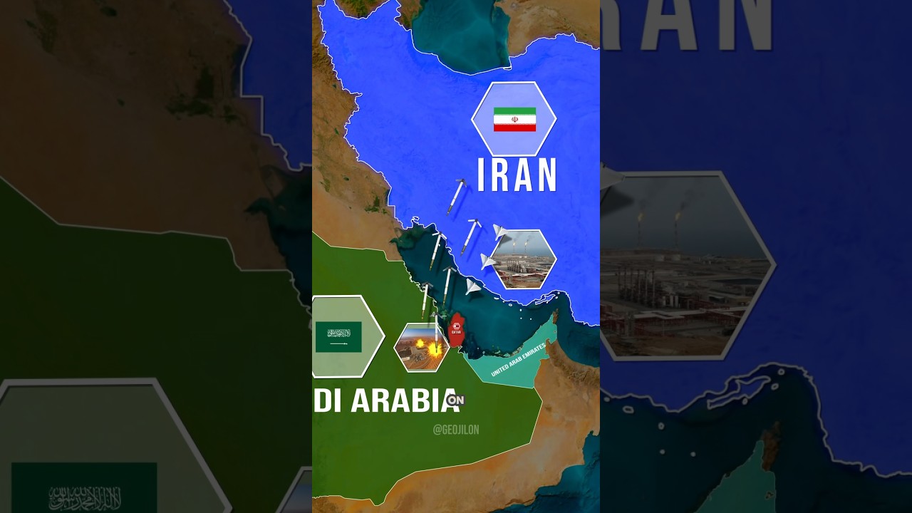 Iran Targets Oil & Gas Infrastructure Iran&rsquo;s Massive Drone & Missile Attacks