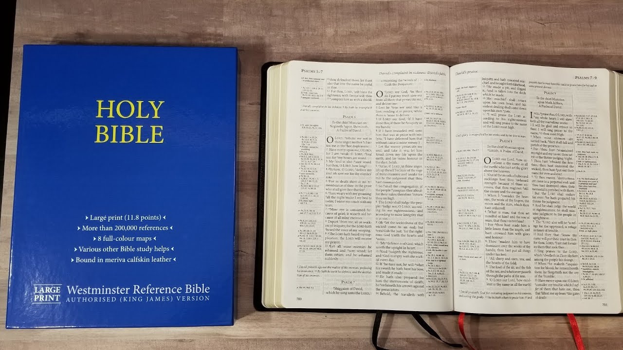 Large Print Westminster Reference Bible