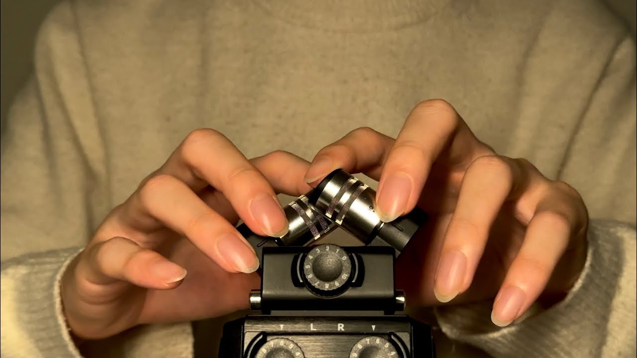 ASMR Быстрое Царапанье Микрофона 7 Предметами | Ногти, Пальцы, Ушная Палочка... (No Talking)