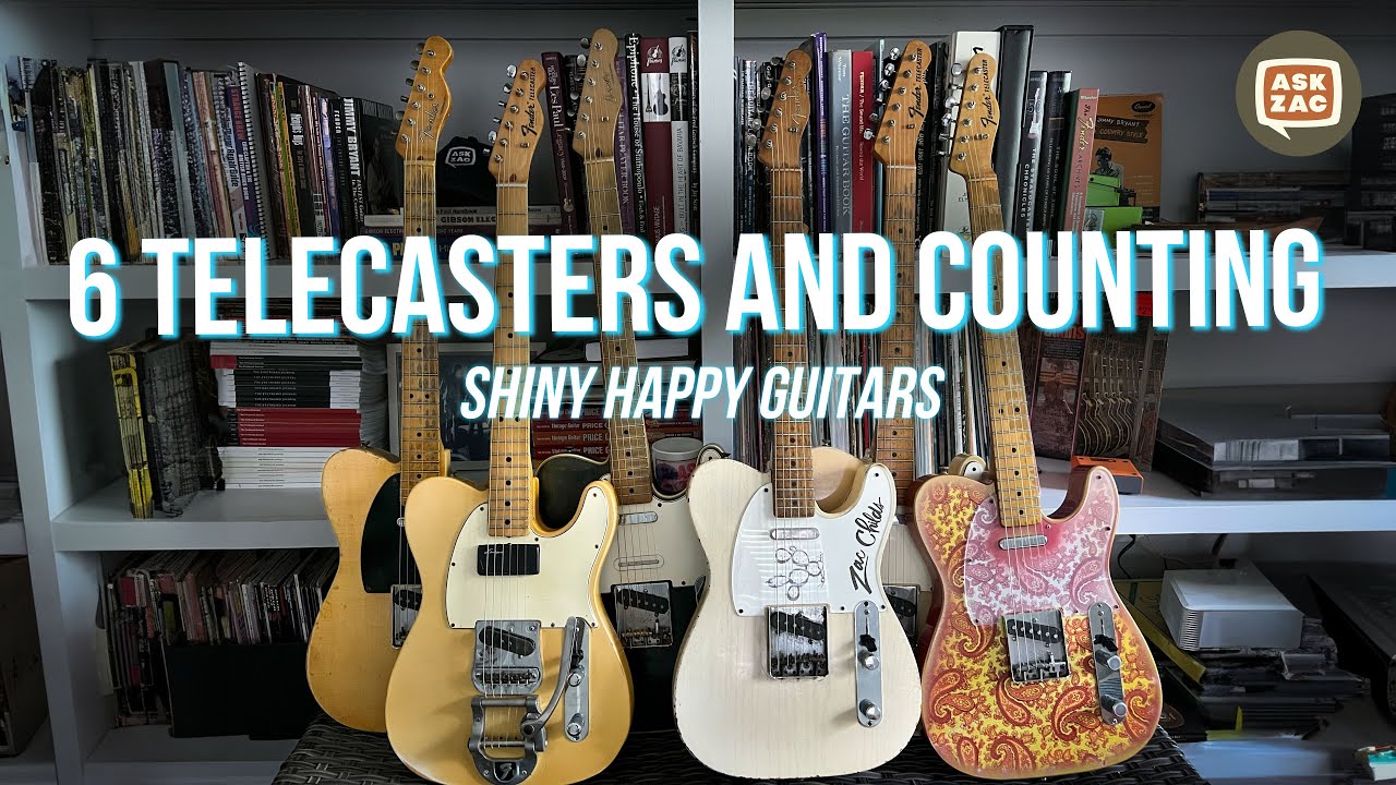 My Telecaster Collection - 6 Telecasters & Counting - Ask Zac 167