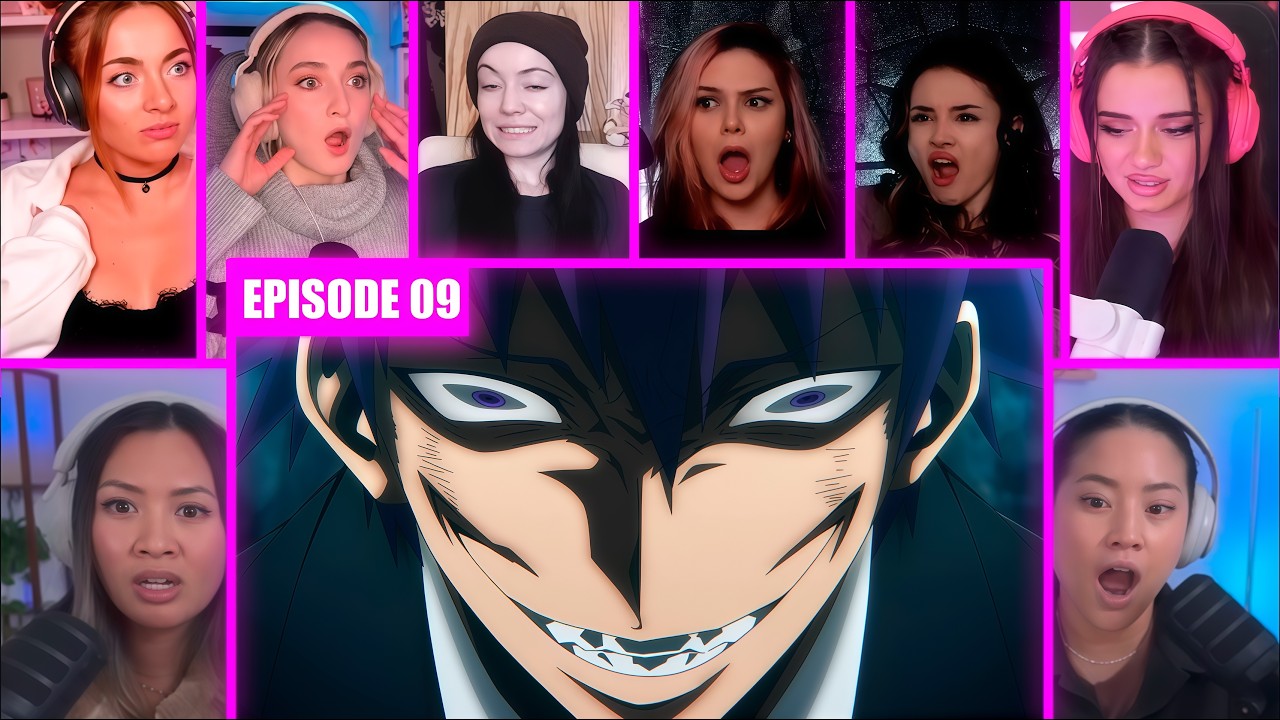 [EPIC GIRLS REACT] JINWOO VS KANG! | SOLO LEVELING EP 9 REACTION MASHUP
