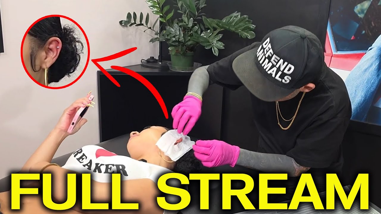 Ryaah Gets A Piercing FULL STREAM! | STATUMBER Day 6/30