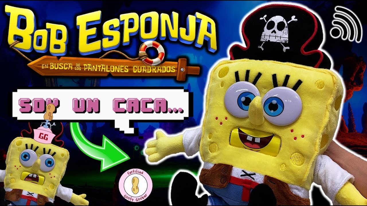 BOB ESPONJA Cacahuate | Juguete Interactivo con Sonidos y Ojos Locos - TOY SHOTS (2026)