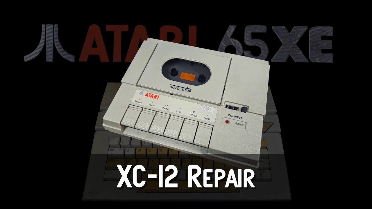 Atari 65XE restoration project part 5 - XC12 Tape drive repair