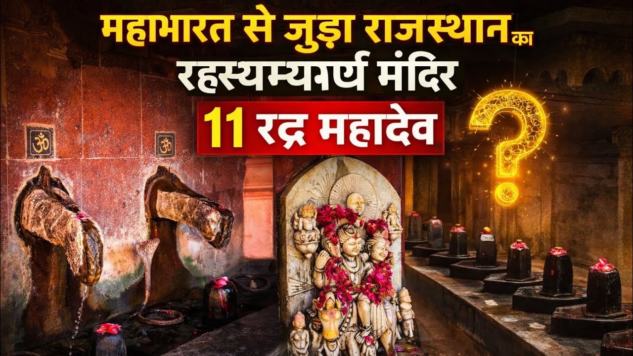 “महाभारत से जुड़ा राजस्थान का रहस्यमयी मंदिर | 11 रुद्र महादेव”🙏🏻😱😦||Vlogbynick|| #historicalplaces 