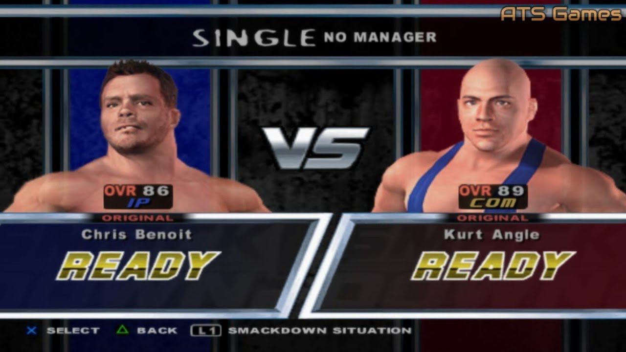 WWE SmackDown! Here Comes The Pain | Chris Benoit vs Kurt Angle Singles match