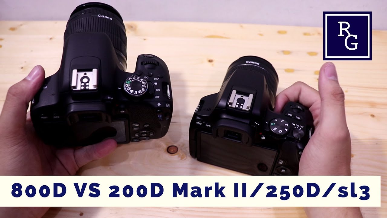 Review Kamera Canon EOS 800D VS Canon EOS 200D Mark II/250D/SL3