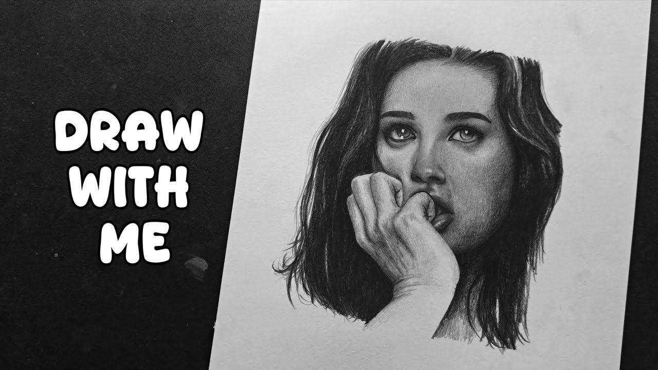 Realistic Portrait Drawing - How I Draw