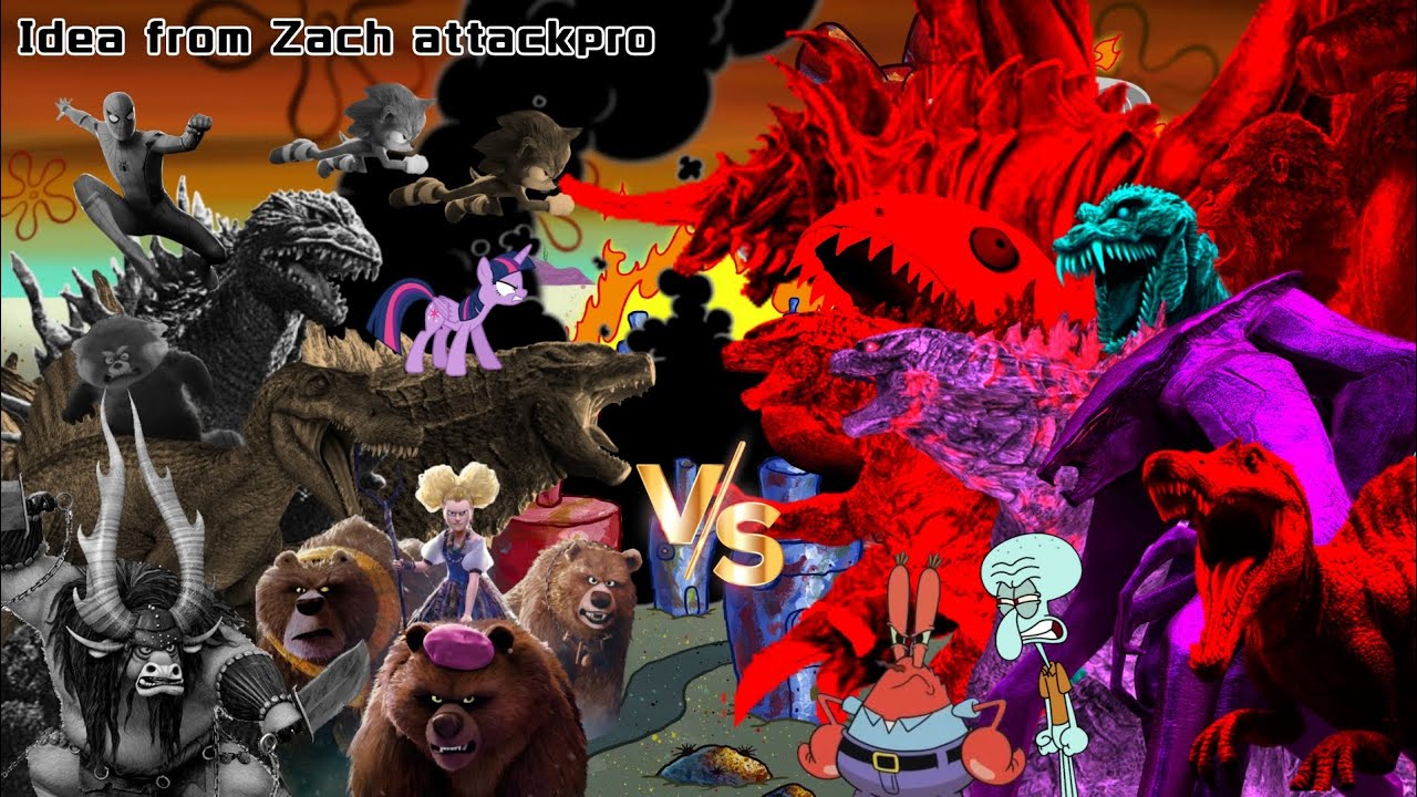 Team Coen McDonald and Mr. Shock Vs. Team Watchtower 2020 and Godzilla Studios