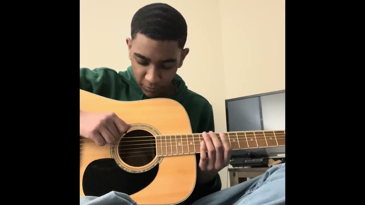 The pick fell in the guitar