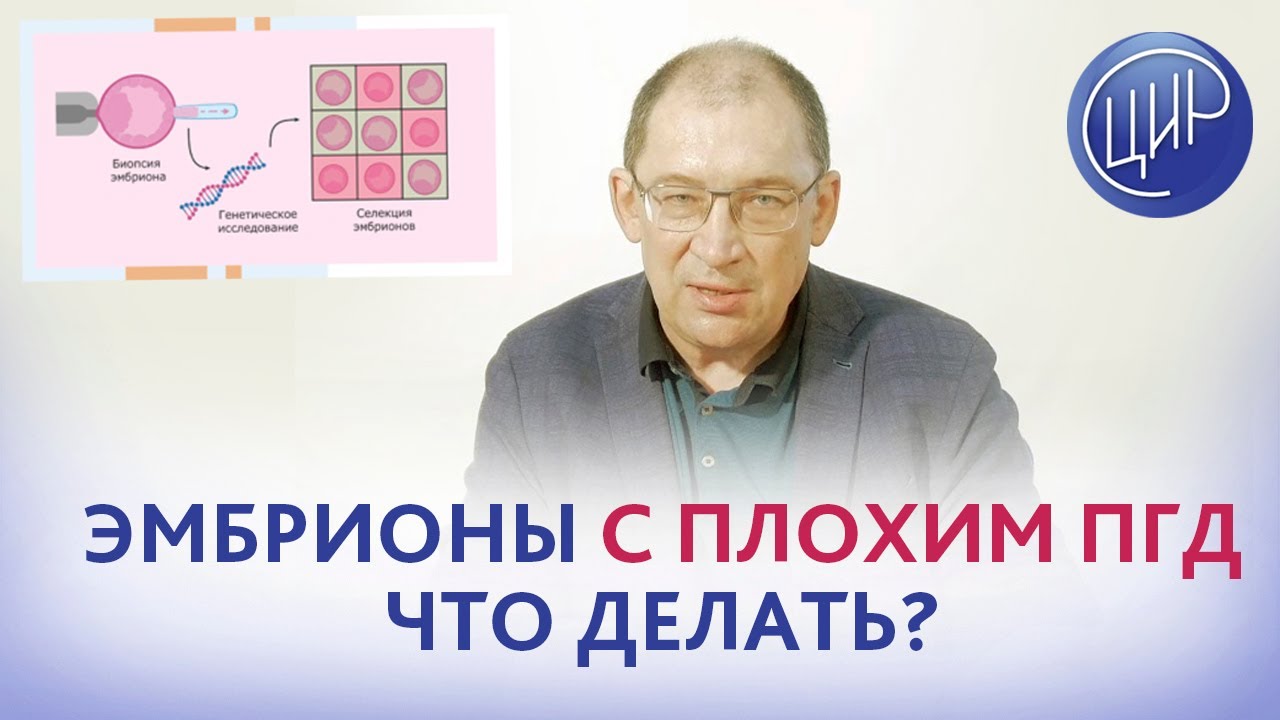 Эмбрионы с плохим ПГД, что делать? Митотический мозаицизм. ЭКО. Отвечает Гузов И.И.
