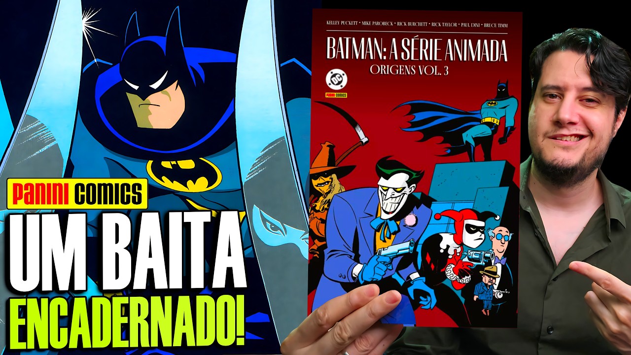 🟡A MELHOR EDIÇÃO! | Batman: A Série Animada Vol 3 - Origens | Resenha Panini Comics