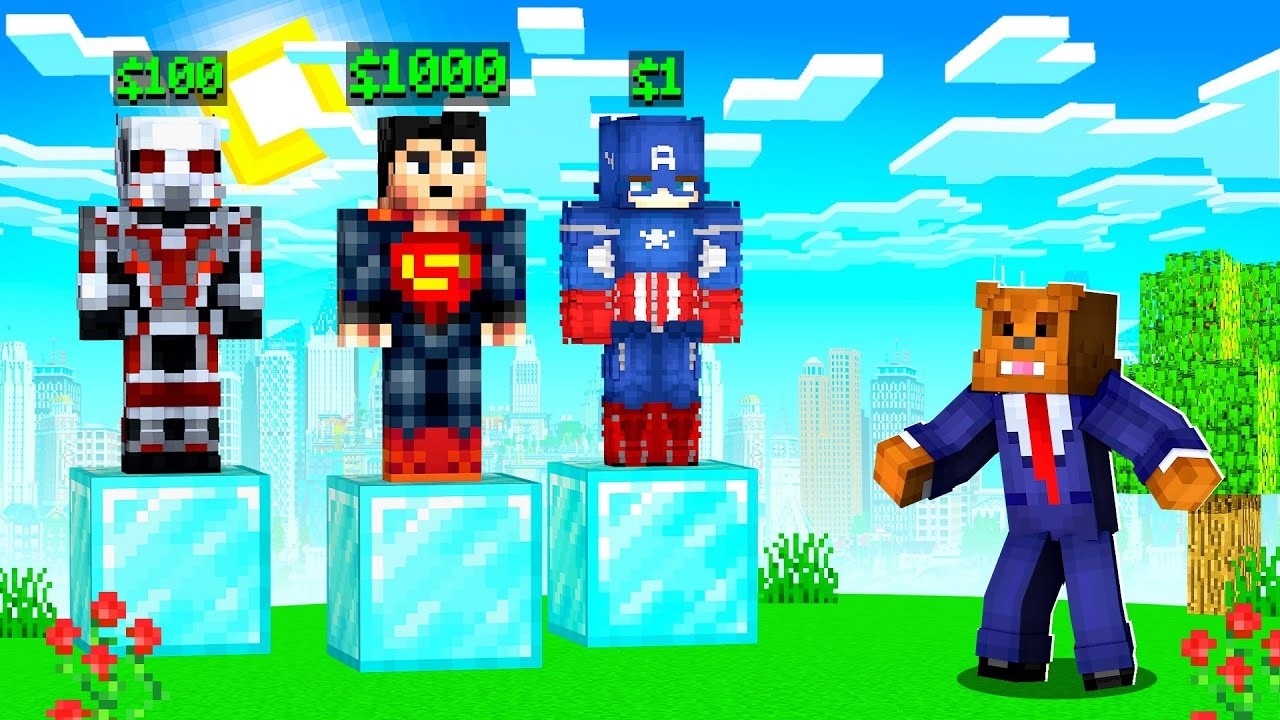 Создание сильнейшего супергероя в Minecraft: конструктор супергероев