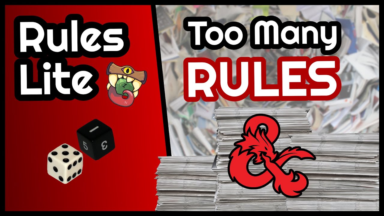 Do Rules Lite games BEAT D&D?!