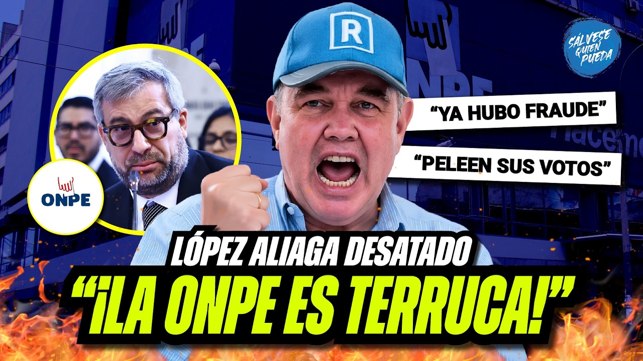 🥴 ¡DIO POSITIVO! POLICÍA DESMIENTE A LÓPEZ ALIAGA #salvesequienpueda