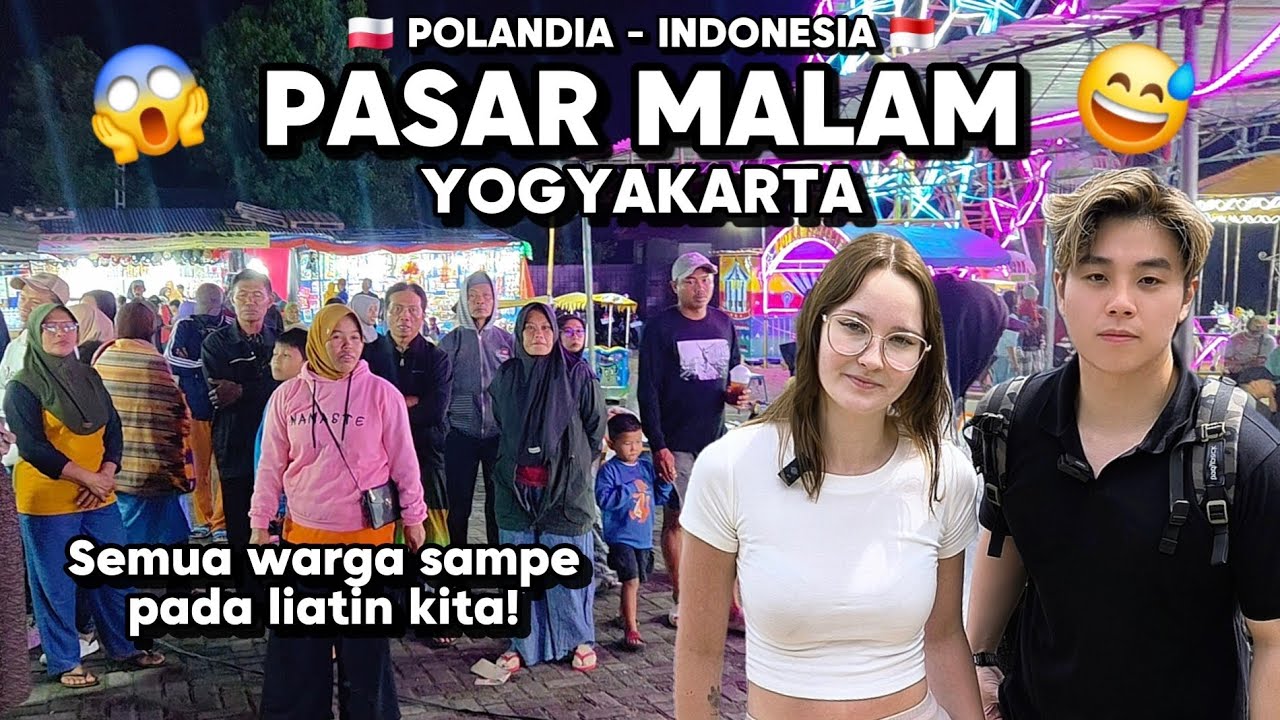 OLIVIA SALTING DILIATIN SEMUA ORANG! BULE NGELOKAL KE PASAR MALAM DI YOGYAKARTA - IRL VLOG (PART 5)