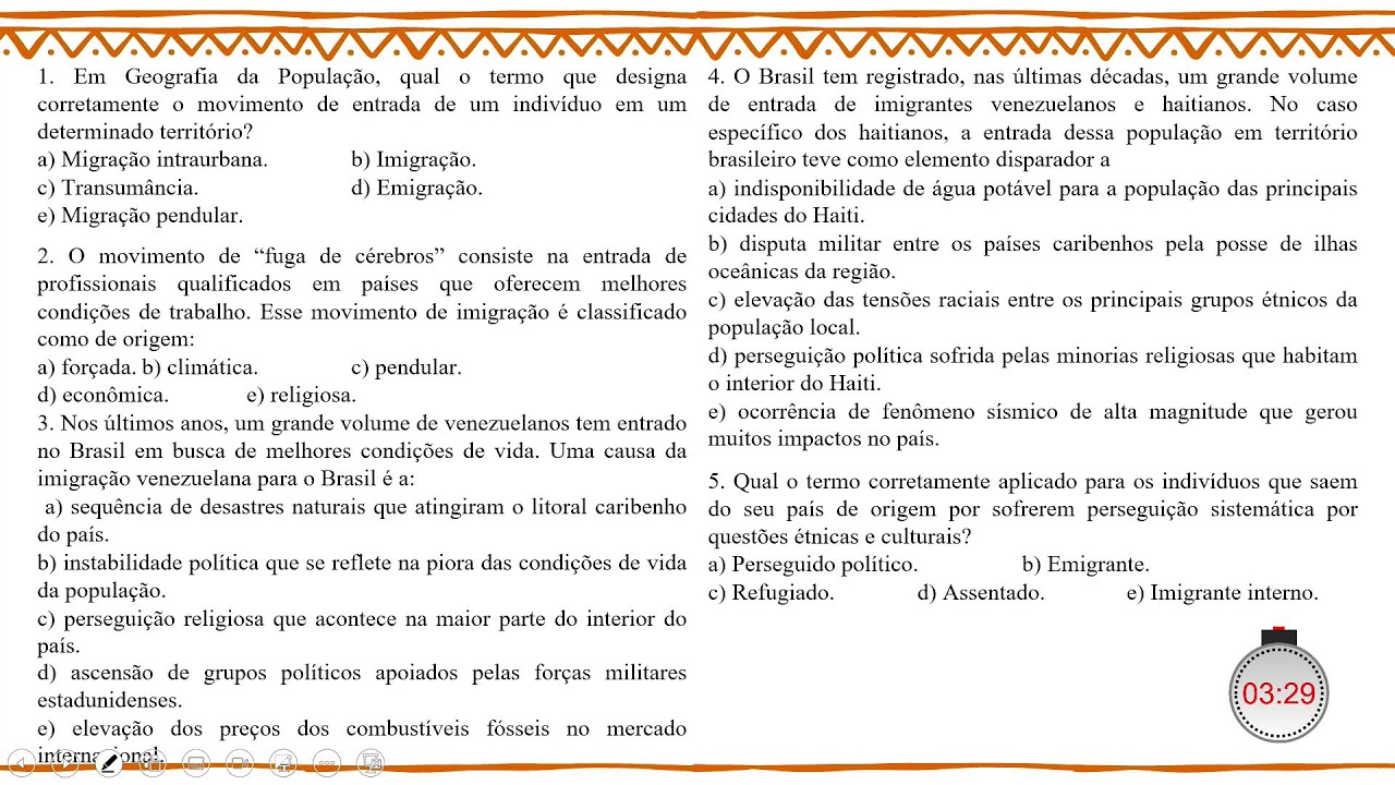 🔴 TARDE - GEOGRAFIA - 04.03.26 - 8º Ano - AULA 01