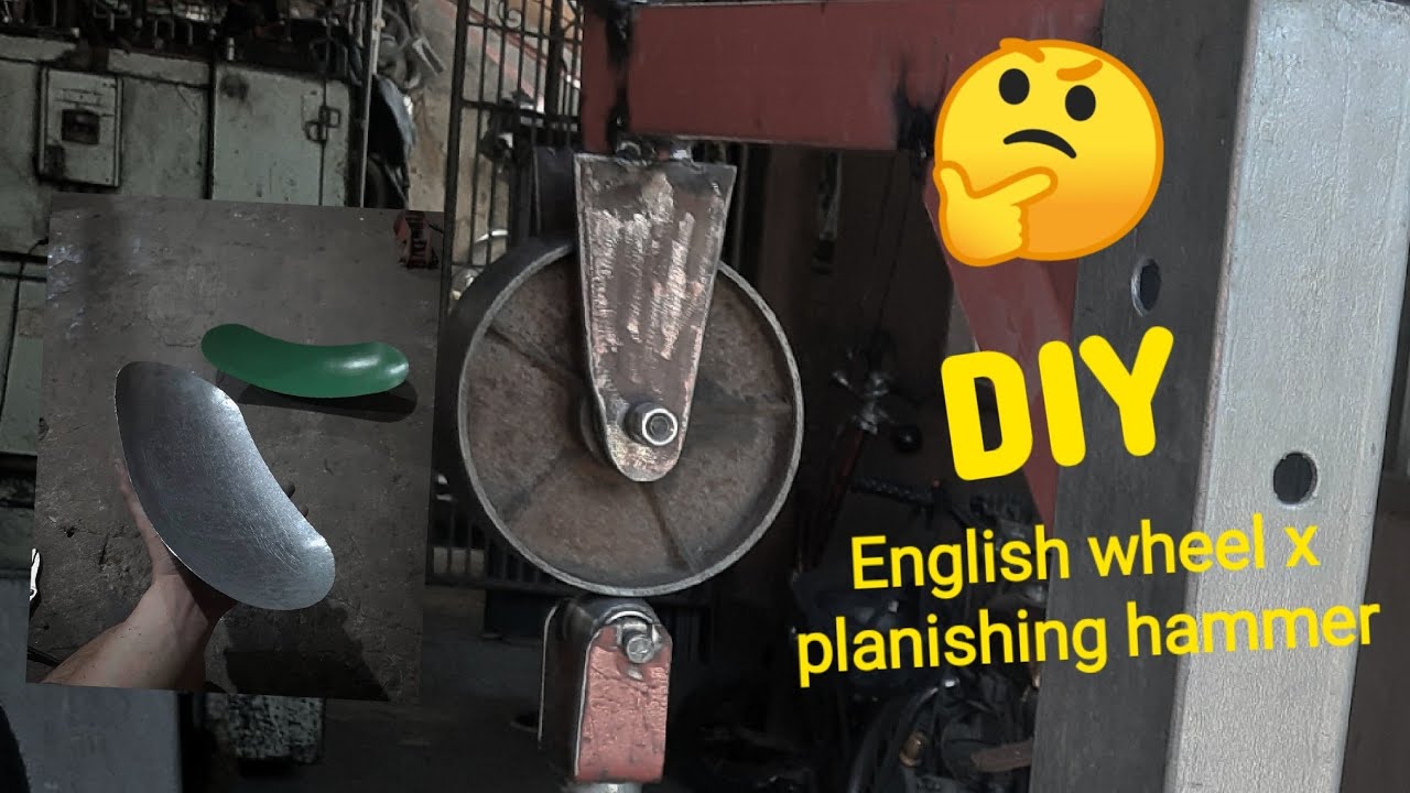 How to build a diy English wheel | Planishing hammer from Scrap - TIMELAPSE