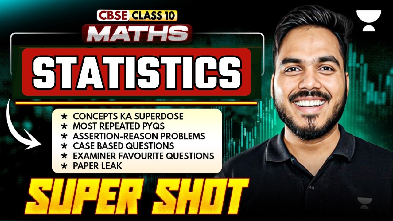 Statistics Class 10 | Math Most Important Questions | Abhinay Sir