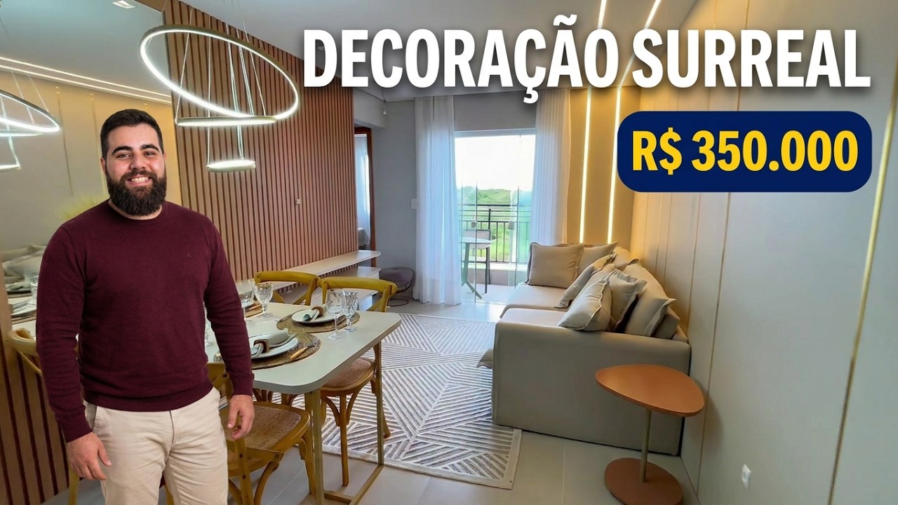 APARTAMENTO NA PRAIA| Decoração maravilhosa desse apartamento - Terraço com vista para o mar