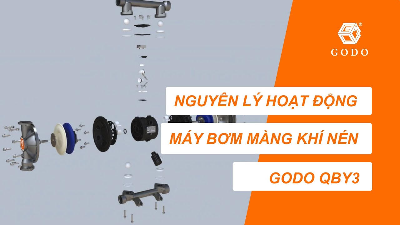Nguyên lý hoạt động và cấu tạo máy bơm màng khí nén GODO
