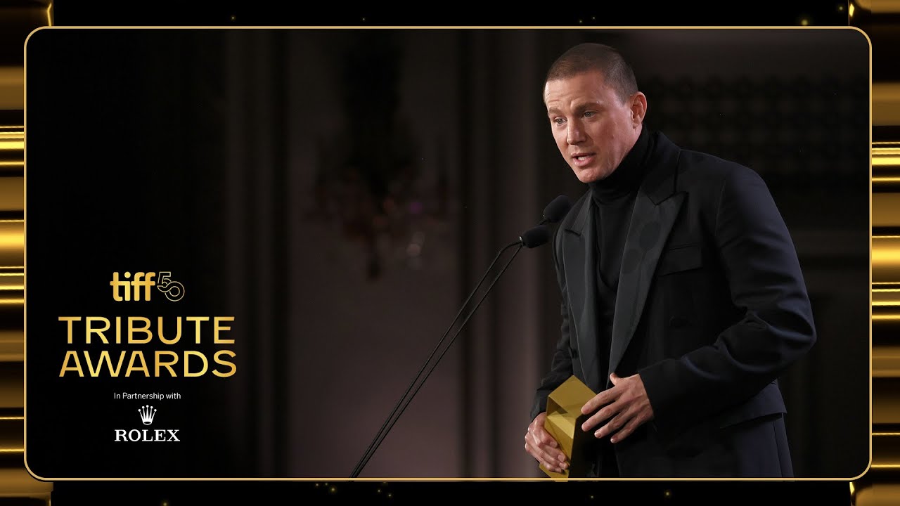 Channing Tatum Acceptance Speech | TIFF Tribute Awards 2025