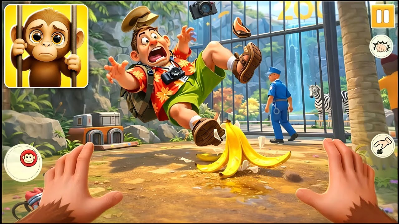 Monkey Prankster: Zoo Chaos Gameplay 🐒