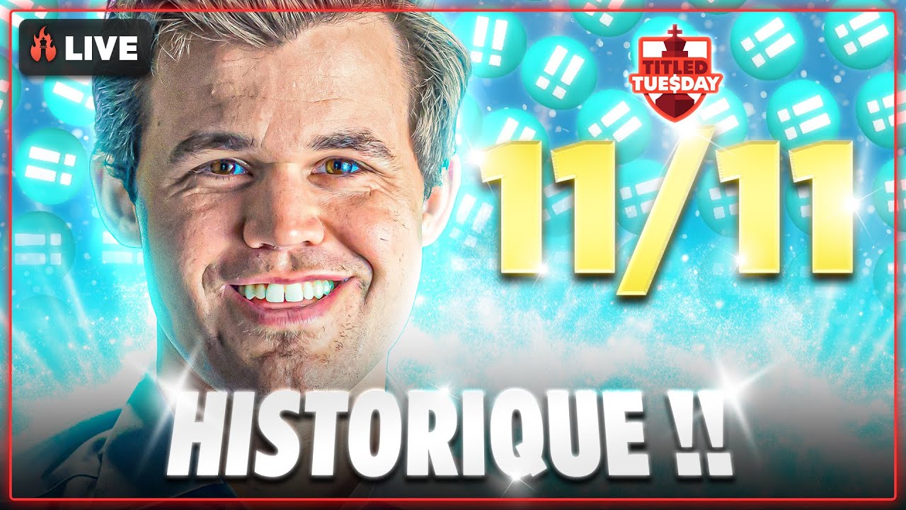 Le premier à faire ça dans l’histoire 😳 Magnus Carlsen