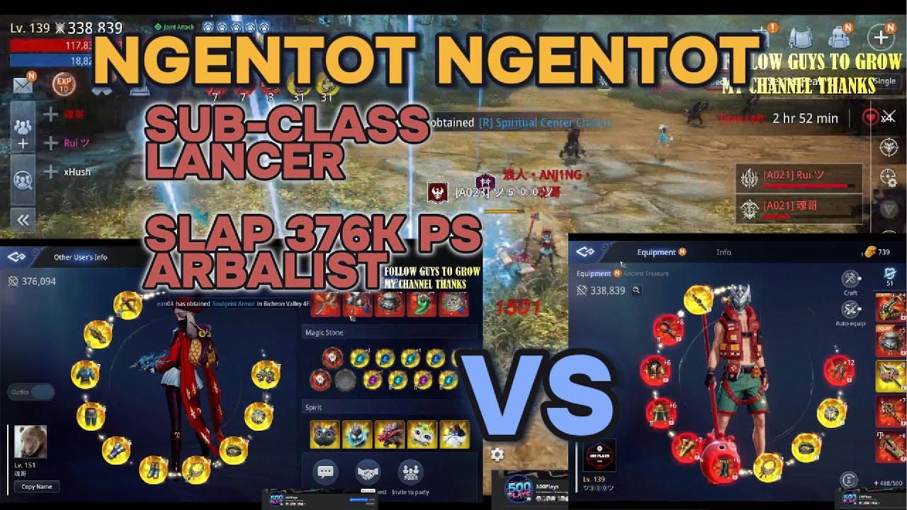 MIR4 PVP: LANCER IN ACTION VS ARBALIST