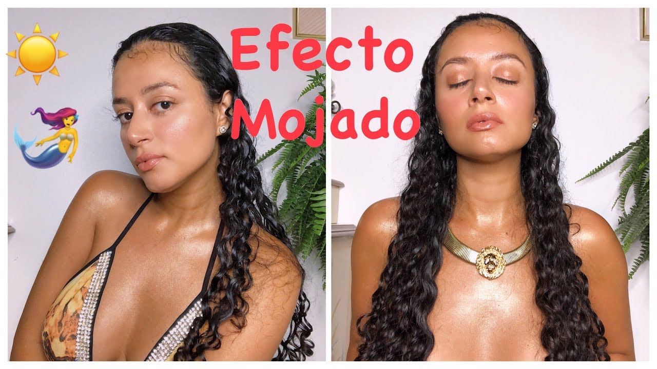 PEINADO EFECTO MOJADO PARA VERANO/SUPER SEXY