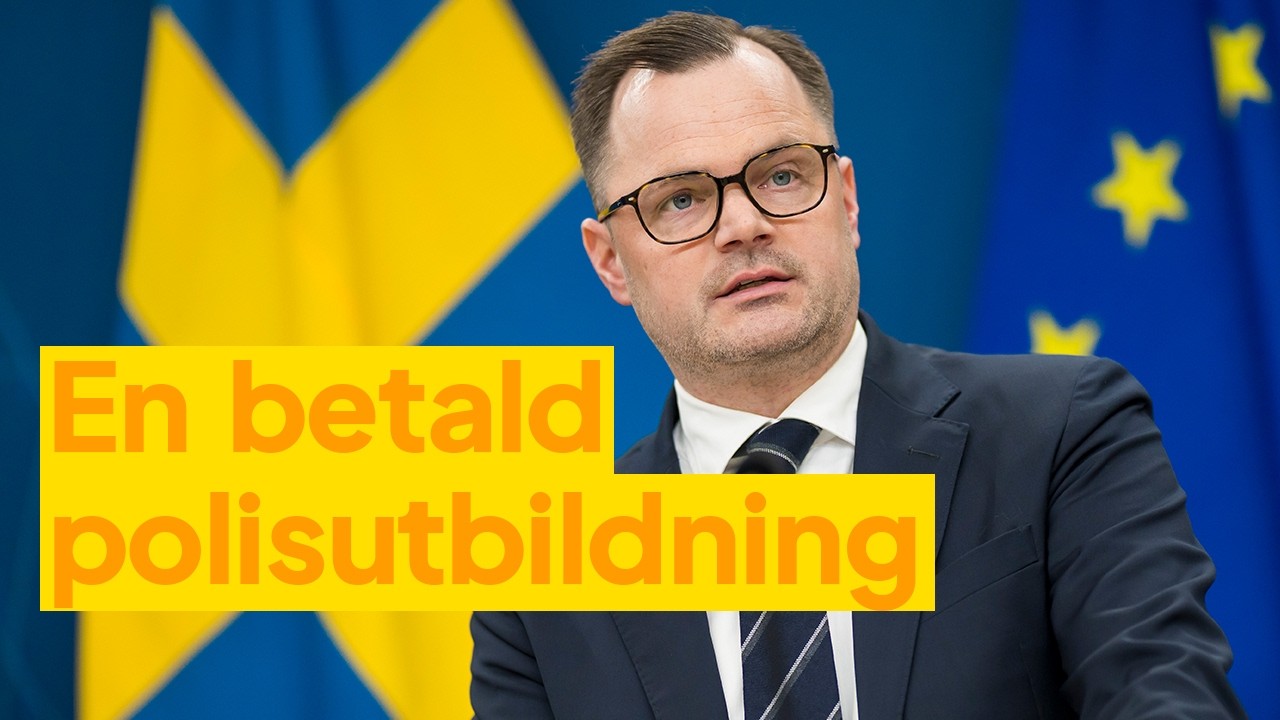 Nu betalar vi polisers utbildning!