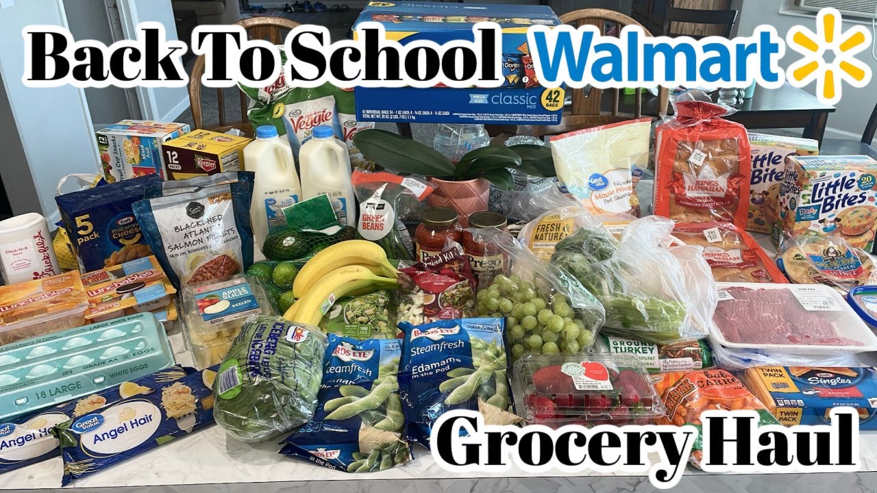 HUGE Grocery Haul | Walmart Haul