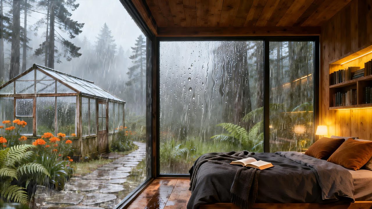 Piano Relaxing Gentle Rain for Sleep and Study | Rainfall Sounds for Inner Peace and Meditation