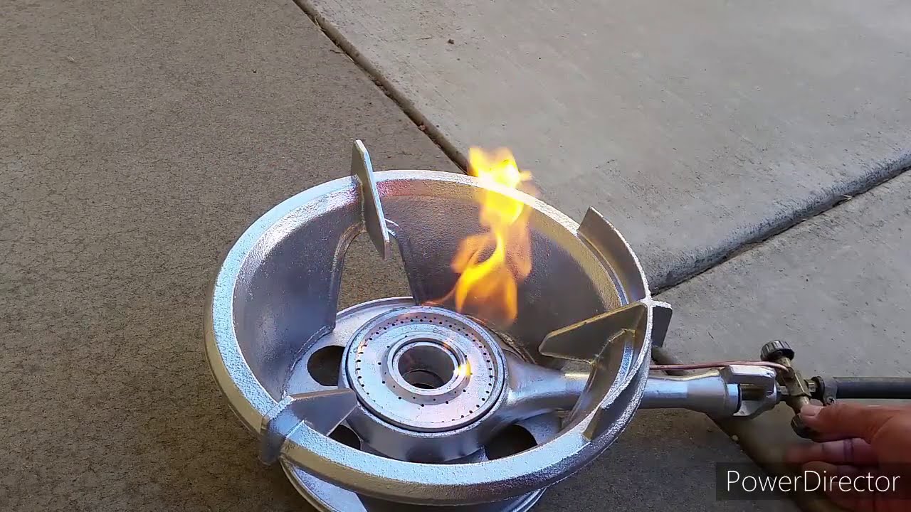 Overhauling my new used nonworking high pressured propane burner.