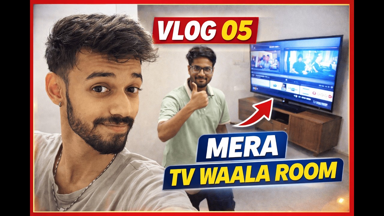 Vlog -05 Mera TV wala room