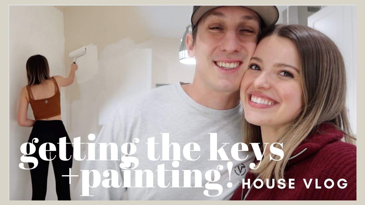VLOG - GETTING THE KEYS + PAINTING OUR HOUSE! (+Linjer Haul)