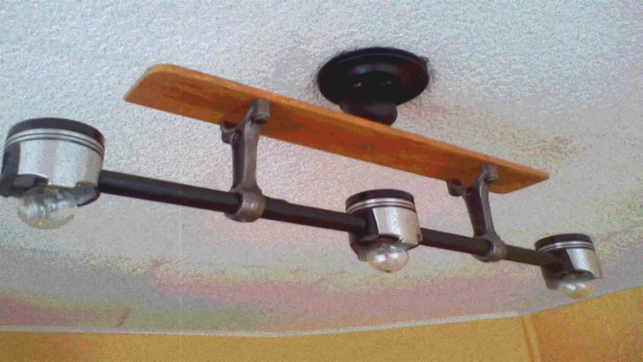 Lamp made ​​from car parts, part 2.