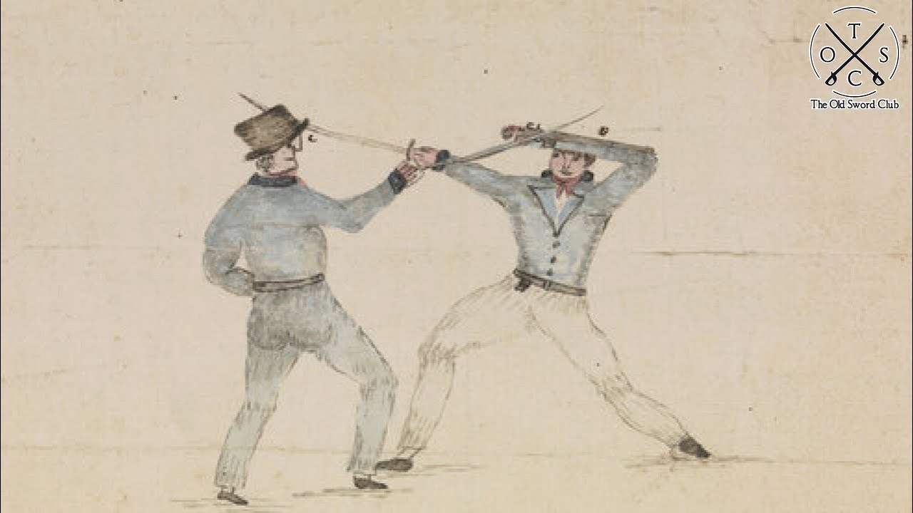 Fighting with cutlass and pistol